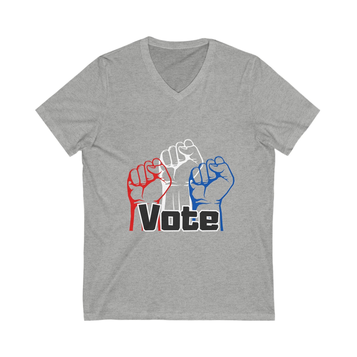 VOTE: Unisex Jersey Short Sleeve V-Neck Tee