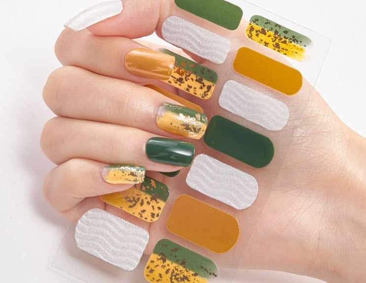 Travel Friendly Nail Art in Bold Prints