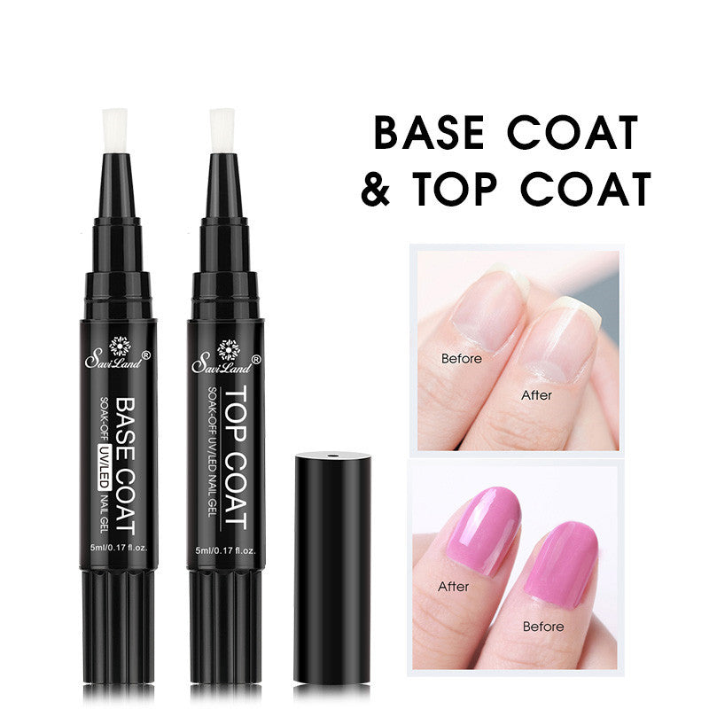 Top & Base Coat Nail Polish Pens