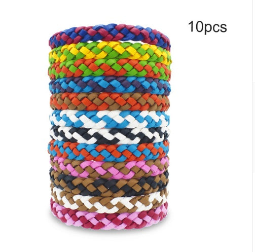 Set of 10 Anti-mosquito Bracelets