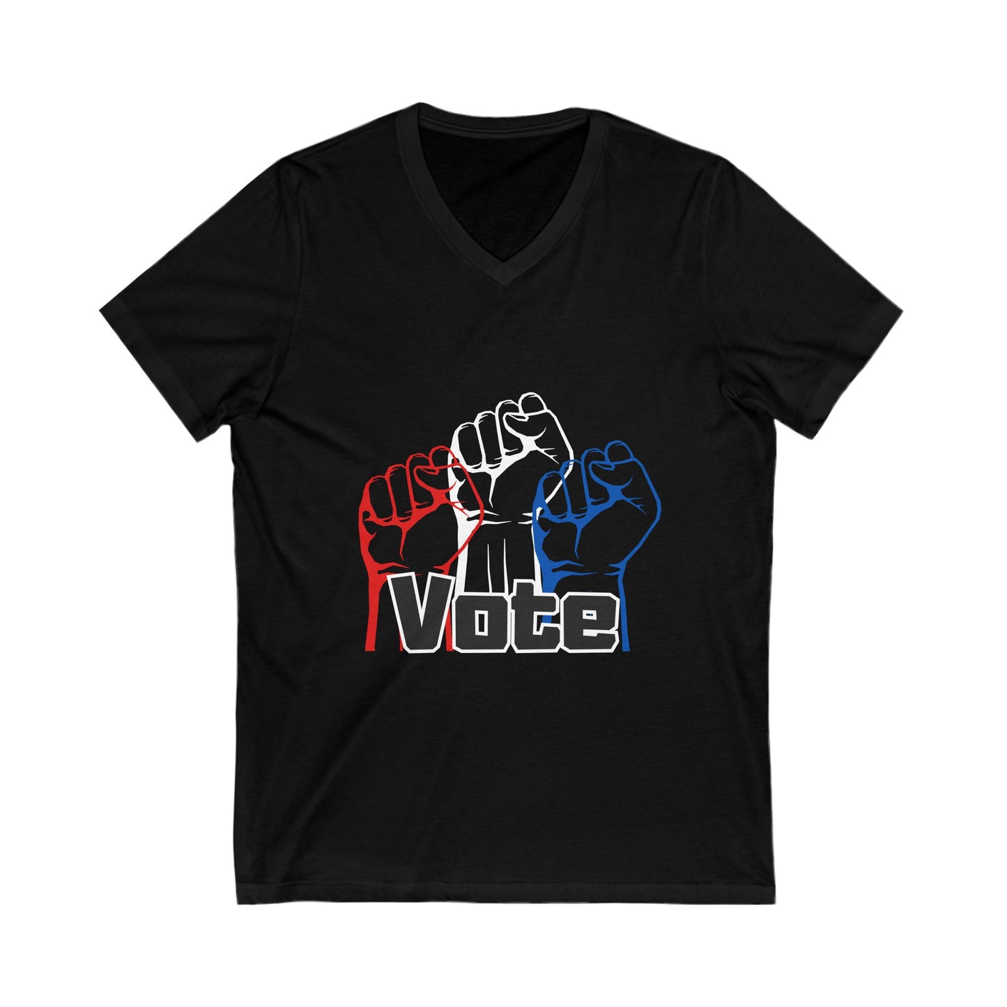 VOTE: Unisex Jersey Short Sleeve V-Neck Tee