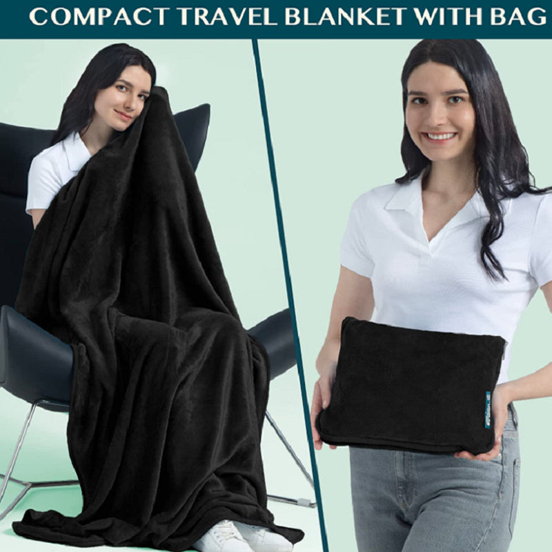 Travel Blanket with Compact Case